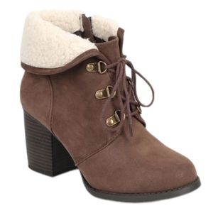 Bethany Mota Shearling Lined Booties